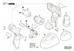 Bosch 3 601 JF3 002 Gsb 120-Li Cordl Perc Screwdr 12 V / Eu Spare Parts